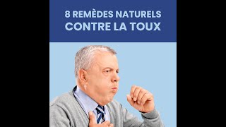 Docteur Marc Adasy 8 REMÈDES NATURELS CONTRE LA TOUX [upl. by Riffle]