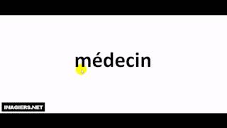 How to pronounce in French  médecin [upl. by Ettennad]