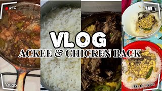 Vlog I Make Ackee amp Fried Chicken Back For The Family ❤️ [upl. by Ezechiel30]