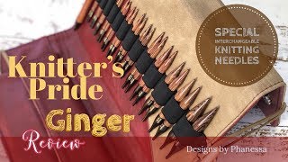 Knitters Pride Ginger Interchangeable Knitting Needles Unboxing Review [upl. by Aileon316]