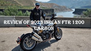 Review of the 2023 Indian FTR 1200 Carbon [upl. by Costa445]