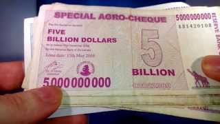 The 100 Trillion Dollar Bill  Super Hyperinflation  Zimbabwe Economic Disaster [upl. by Oilejor]