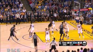 Draymond Green Defense on LaMarcus Aldrige April 7 2016 [upl. by Mcguire857]