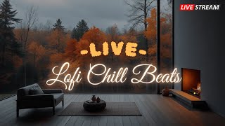 LIVE Lofi Chill Beats Autumn Mix 🍂  Cozy Vibes  Relax Unwind or Study [upl. by Ellinnet269]