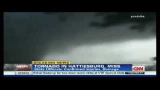 Hattiesburg Mississippi Tornado on 2102013 HD amp WS Version [upl. by Ivgnout]