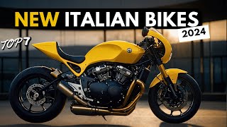 Top 7 NEW Italian Motorcycles For 2024 [upl. by Lancaster]