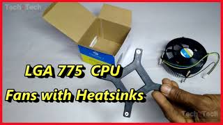 LGA 775 CPU Fans with Heatsinks  Zebronics Cpu Cooling Fan For Socket LGA 775  Tech2Tech Telugu [upl. by Kato]