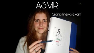 ASMR germandeutsch  Doctor Roleplay  Cranial Nerve Exam  Hirnnervenuntersuchung [upl. by Damour914]