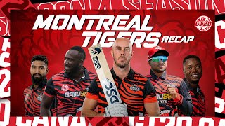 Montreal Tigers Recap  GT20 Canada [upl. by Rubbico]