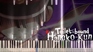 地縛少年花子くん Jibaku Shounen Hanako kun Episode 2 OST  Hanako kun Intro  Piano Tutorial [upl. by Bright889]