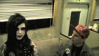 Black Veil Brides  BlankTV Interview with Andy Sixx 2010  UMG [upl. by Yahsal632]