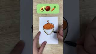 Desenhos🥑🌰🥕  áudio IbelleDutra [upl. by Lissi]