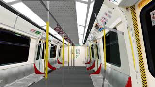 openBVE MTR Kwun Tong Line Whampoa to Tiu Keng Leng [upl. by Jerold237]