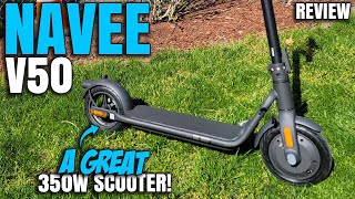 The Best 350W Scooter So Far  Navee V50 Electric Scooter Review [upl. by Oicul]