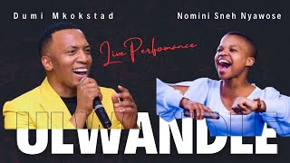 Dumi Mkokstad And Nomini Nyawose Live  Ulwandle lwababona begcwele inkazimulo [upl. by Mosa]