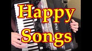 Accordion Happy Songs [upl. by Rooker]