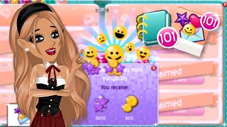 CLAIMING 100 GREETS ON MOVIESTARPLANET [upl. by Kosel]