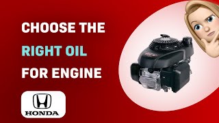 How to Choose the Right Oil for Your Honda GCV160 Engine [upl. by Edasalof872]