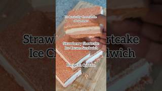 Homemade Strawberry Shortcake Ice Cream Bars shorts halfbakedharvest strawberryshortcake [upl. by Worsham553]