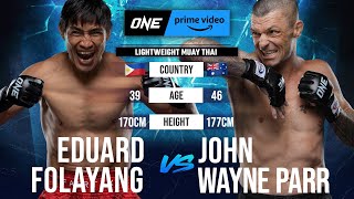 Eduard Folayang vs John Wayne Parr  Full Fight Replay [upl. by Attenat]