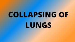 COLLAPSING TENDENCY OF LUNGS  PHYSIOLOGY [upl. by Ailadi]