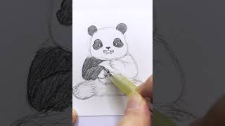 Panda has the moon panda drawing art moonfestival [upl. by Thenna]