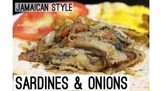 Jamaican Style Sardines amp Onions  Hello Sweet Biscuit [upl. by Itagaki]