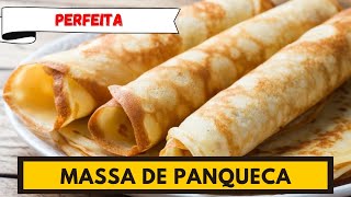 MASSA DE PANQUECA PERFEITA E FÁCIL DE FAZER [upl. by Narih]