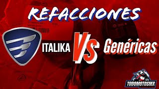 Refacciones Originales Italika Vs Genericas [upl. by Slin]