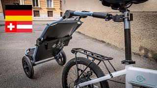 Burley Travoy 🛒 2020 im Test – der perfekte Lastenanhänger 🚲 für EBikes Klapprad Fiido Brompton [upl. by Ecylahs]