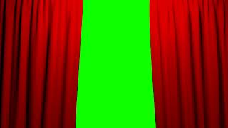 Red Curtains opening and closing stage theater cinema [upl. by Atinrehs]