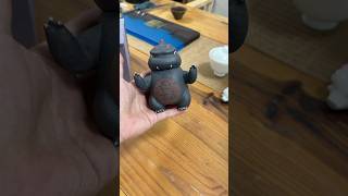 This Godzilla clay teapot looks cute I like it so much godzillafan [upl. by Jammin]