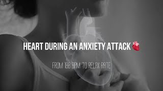 Palpitations of the heart when anxious and then calmed down🫀  From 180 bpm to 60bpm [upl. by Negem]