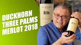 Duckhorn Three Palms Merlot 2018  Wine Review [upl. by Lisabeth]