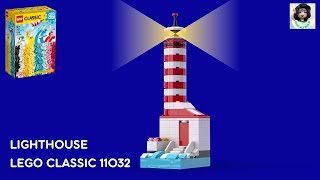 LIGHTHOUSE Lego classic 11032 ideas How to build [upl. by Horter]