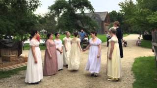 USA traditional dancing at Strawbery Banke Museum in Portsmouth  NH New Hampshire [upl. by Jacie]