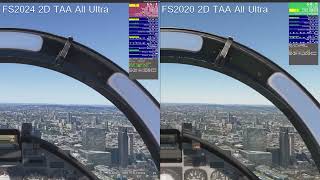 Test 2D  DLSS and TAA  FS2024 vs FS2020 [upl. by Haim197]