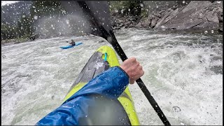 Kayaking Tumwater Canyon  Dam to Red Bridge  05262024 4000CFS [upl. by Joost330]