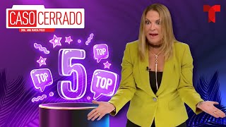 ESPECIAL DE CASO CERRADO los 5 programas más vistos en 2022 [upl. by Mukul134]