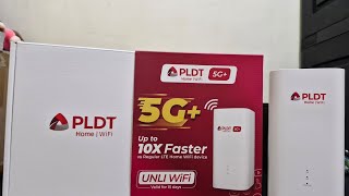 New PLDT Home WiFi 5G  H153381 Modem with Unboxing and Speed Test [upl. by Westbrooke]