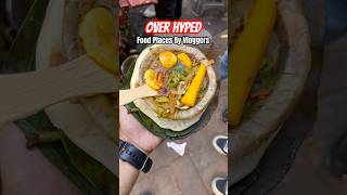 I tried Most Overhyped Food Places By Vloggers 😳🤢 food shorts [upl. by Sicard]