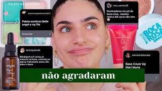 MAQUIAGENS REPROVADAS por vocês EM 2021 ☹️☹️ [upl. by Ahseenyt547]