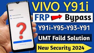 vivo y91i new security unlock umt  vivo y91i pattern unlock [upl. by Ybrik]