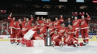 NHL 15  Detroit Red Wings Stanley Cup Celebration [upl. by Aicre]