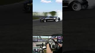 if James Deane drift RTR Mustang at Kartworld Watergrasshill drift drifting assettocorsadrifting [upl. by Eicarg176]