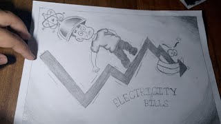 Editorial Cartooning about electricity bills  Editorial Cartooning  Cantillano Fam Vlogs [upl. by Scurlock]