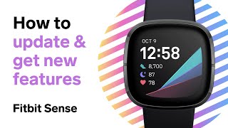 How to Update Fitbit Sense and Get New Features [upl. by Mcgean544]