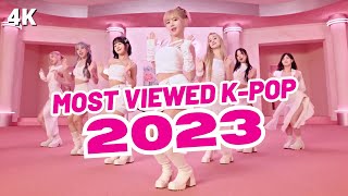 TOP 100 MOST VIEWED KPOP SONGS OF 2023 OCTOBER  WEEK 1 [upl. by Frasquito]