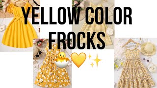 New yellow color frocks 🐣💛✨ abiti fashion viralvideo 2024 srilanka sinhala kahapatagaum gauma [upl. by Ramahs]