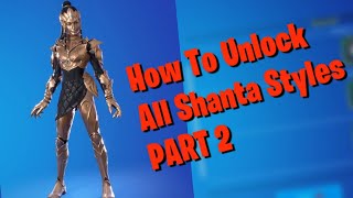 Collect Gems Fragments At Gas Stations  How To Unlock All Shanta Edit Styles Part 2 [upl. by Ahsilam335]